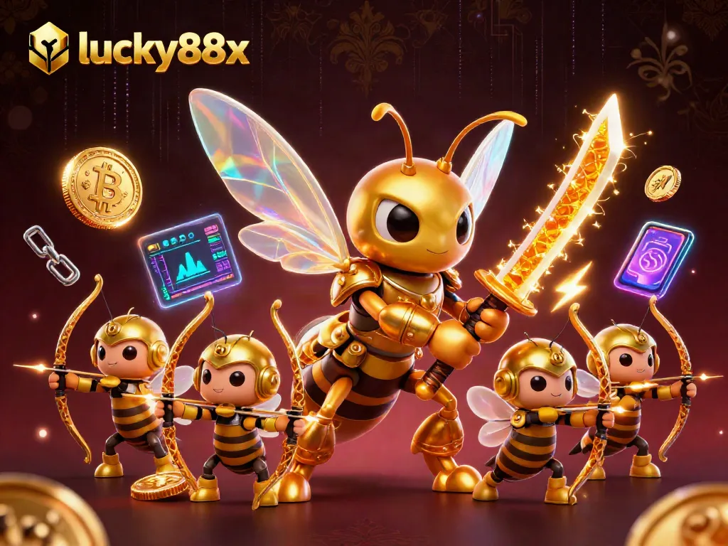 Experience excitement with lucky88x in a vibrant 3D casino-themed illustration showcasing exhilarating gaming elements.
