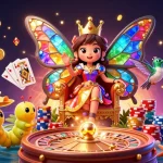 B52 club's vibrant gaming scene showcasing dynamic gameplay with chip-carrying caterpillars.