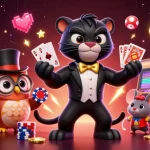 Engage with the kèo nhà cái scene featuring stylish characters in a vibrant casino setting.