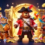 Experience thrilling gameplay at 58win with vibrant digital illustration showcasing casino elements and engaging characters.