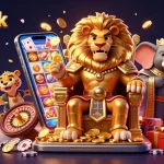 Experience the excitement of go88apk with dynamic gaming action amidst vibrant casino elements.