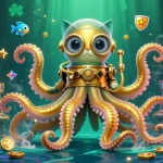 Engage with the thrilling world of tải sunwin through a vibrant ocean-themed casino illustration featuring a kraken and diving cat.