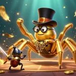 Experience the thrill of HM88 gaming with a vibrant 3D casino scene featuring engaging characters.